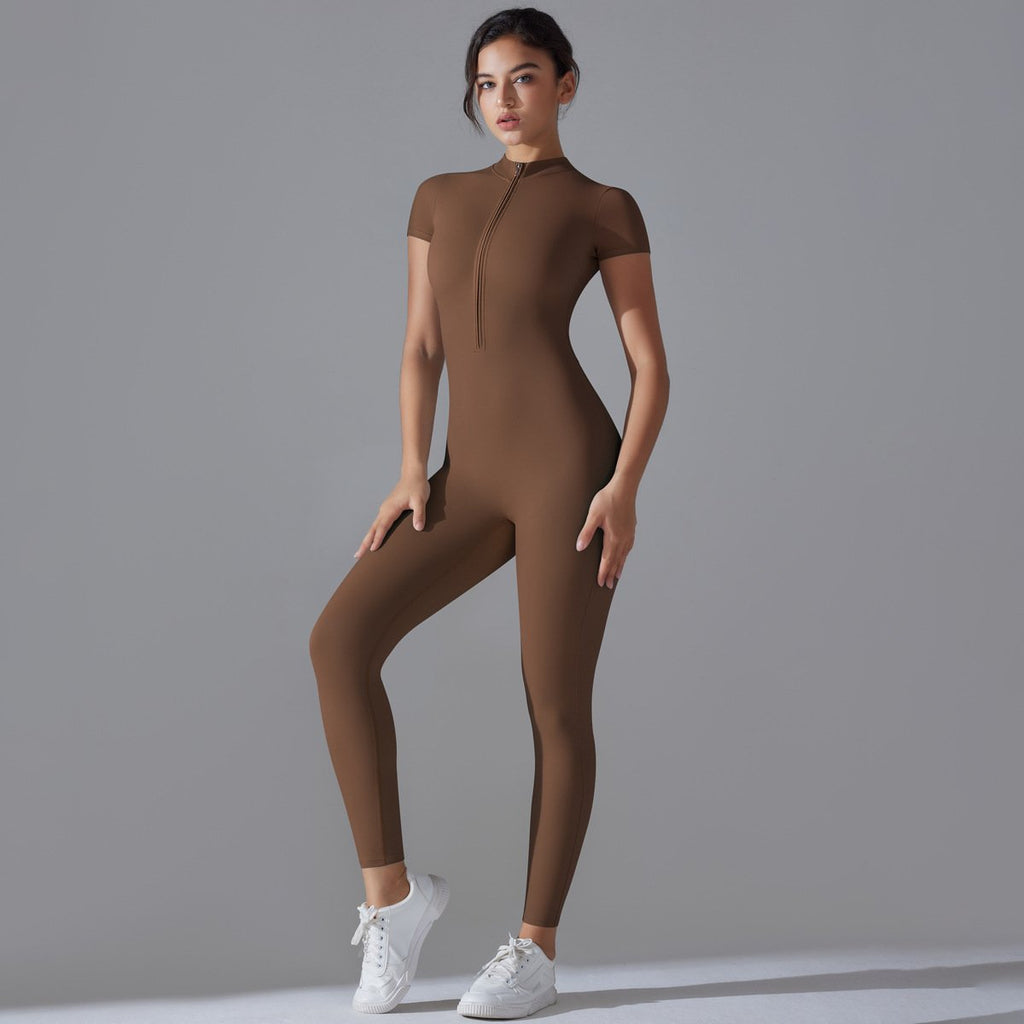 Womens Sports Training 75% nylon 25% spandex Bodysuit Y-6656 print logo 34