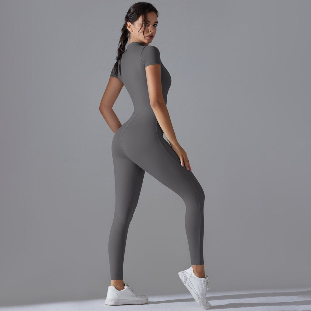 Womens Sports Training 75% nylon 25% spandex Bodysuit Y-6656 print logo 58