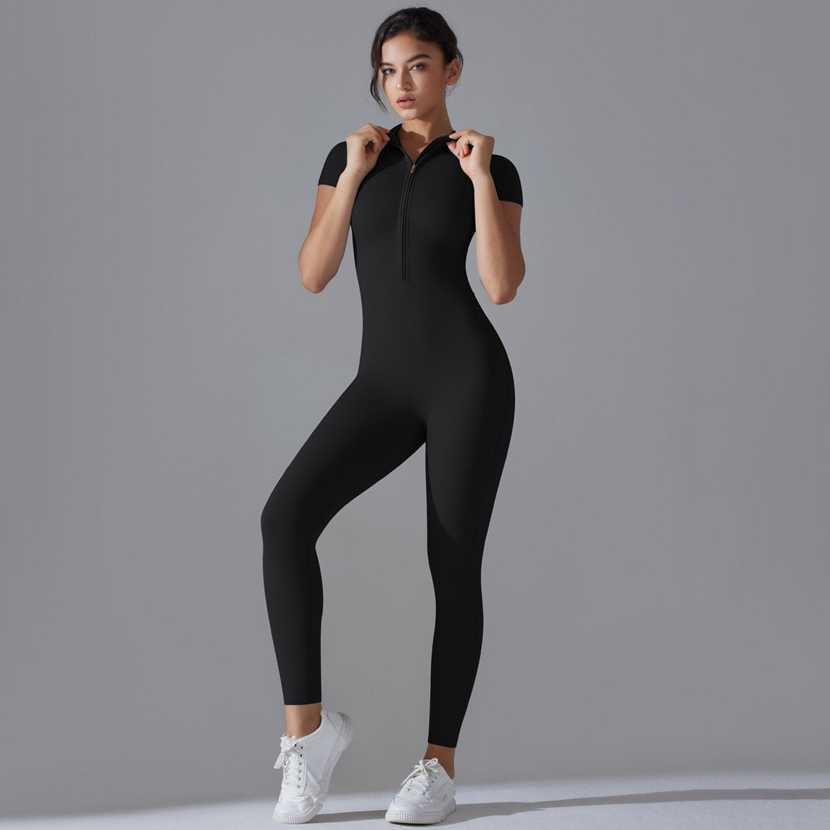 Womens Sports Training 75% nylon 25% spandex Bodysuit Y-6656 print logo 16