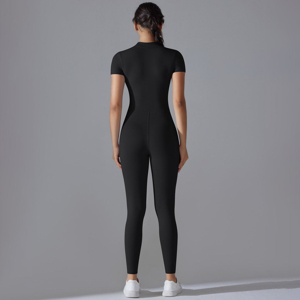Womens Sports Training 75% nylon 25% spandex Bodysuit Y-6656 print logo 38