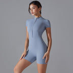 Womens Sports Fitness 75% nylon 25% spandex Bodysuit Y-6657 print logo 63