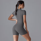 Womens Sports Fitness 75% nylon 25% spandex Bodysuit Y-6657 print logo 59