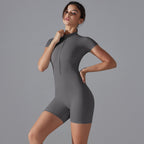 Womens Sports Fitness 75% nylon 25% spandex Bodysuit Y-6657 print logo 55