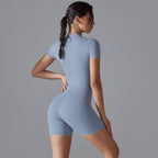 Womens Sports Fitness 75% nylon 25% spandex Bodysuit Y-6657 print logo 73