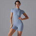 Womens Sports Fitness 75% nylon 25% spandex Bodysuit Y-6657 print logo 61