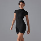 Womens Sports Fitness 75% nylon 25% spandex Bodysuit Y-6657 print logo 38