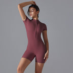 Womens Sports Fitness 75% nylon 25% spandex Bodysuit Y-6657 print logo 74
