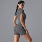 Womens Sports Fitness 75% nylon 25% spandex Bodysuit Y-6657 print logo 58