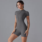 Womens Sports Fitness 75% nylon 25% spandex Bodysuit Y-6657 print logo 50