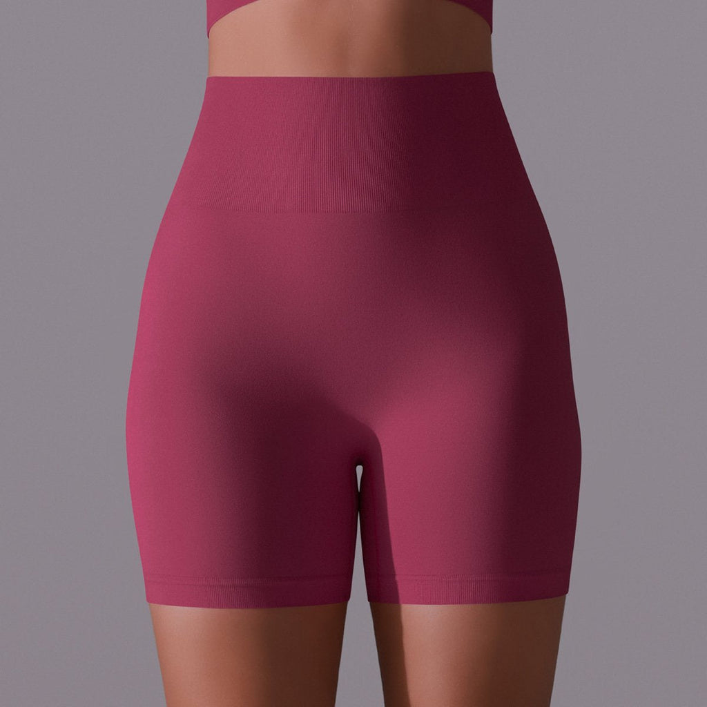Womens Yoga Activewear 90% nylon 10%spandex Seamless Shorts Y-6659 print logo 57