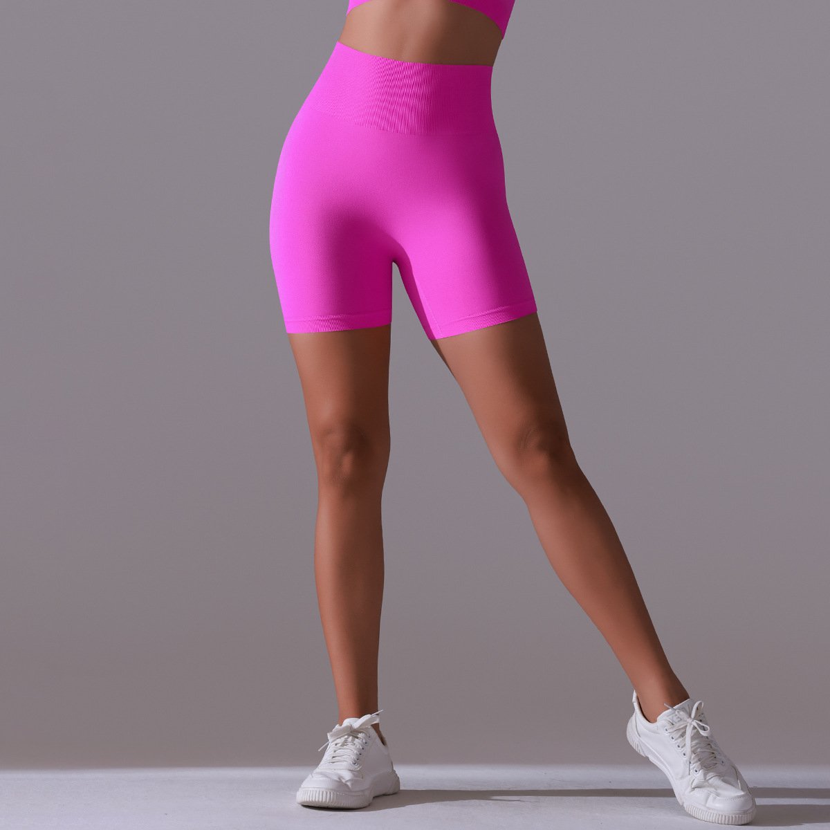 Womens Yoga Activewear 90% nylon 10%spandex Seamless Shorts Y-6659 print logo 69