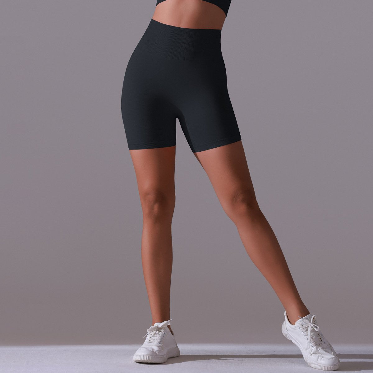 Womens Yoga Activewear 90% nylon 10%spandex Seamless Shorts Y-6659 print logo 45
