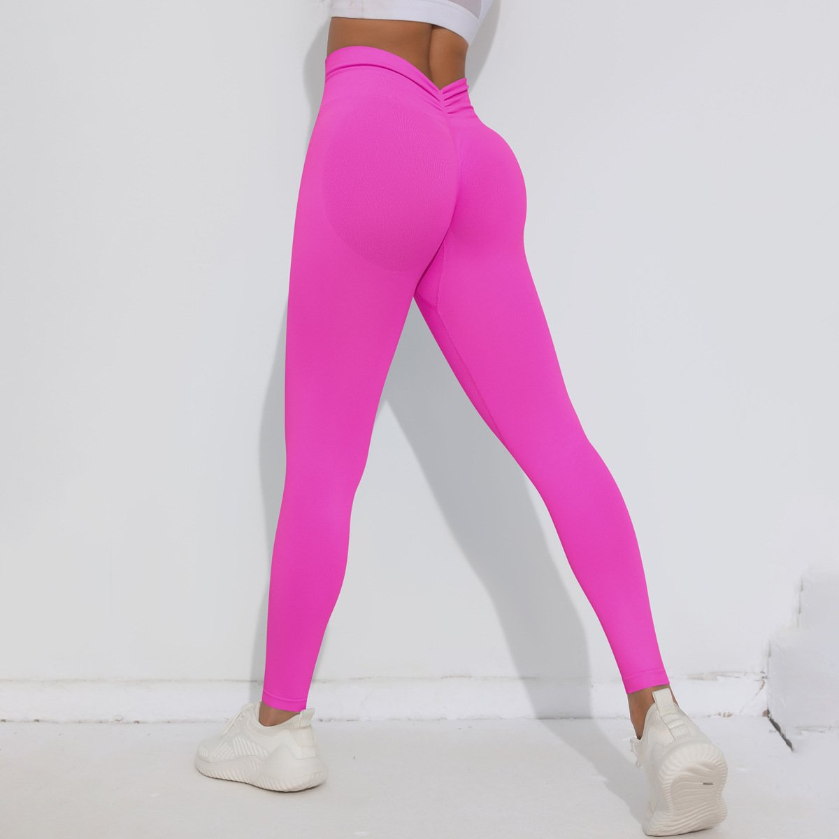Womens Training Yoga 90%nylon 10%spandex Leggings Y-6659 print logo 7