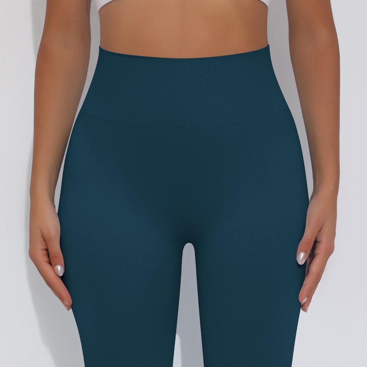 Womens Training Yoga 90%nylon 10%spandex Leggings Y-6659 print logo 79