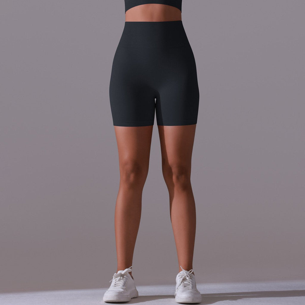 Womens Yoga Activewear 90% nylon 10%spandex Seamless Shorts Y-6659 print logo 41