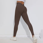 Womens Training Yoga 90%nylon 10%spandex Leggings Y-6659 print logo 12