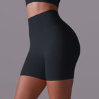 Womens Yoga Activewear 90% nylon 10%spandex Seamless Shorts Y-6659 print logo 50