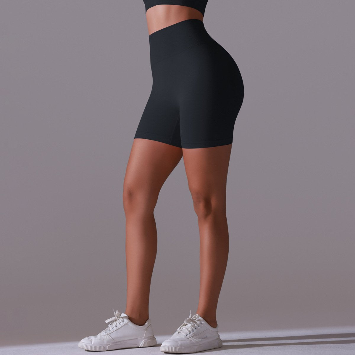 Womens Yoga Activewear 90% nylon 10%spandex Seamless Shorts Y-6659 print logo 46