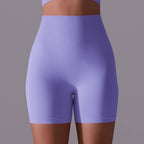 Womens Yoga Activewear 90% nylon 10%spandex Seamless Shorts Y-6659 print logo 26