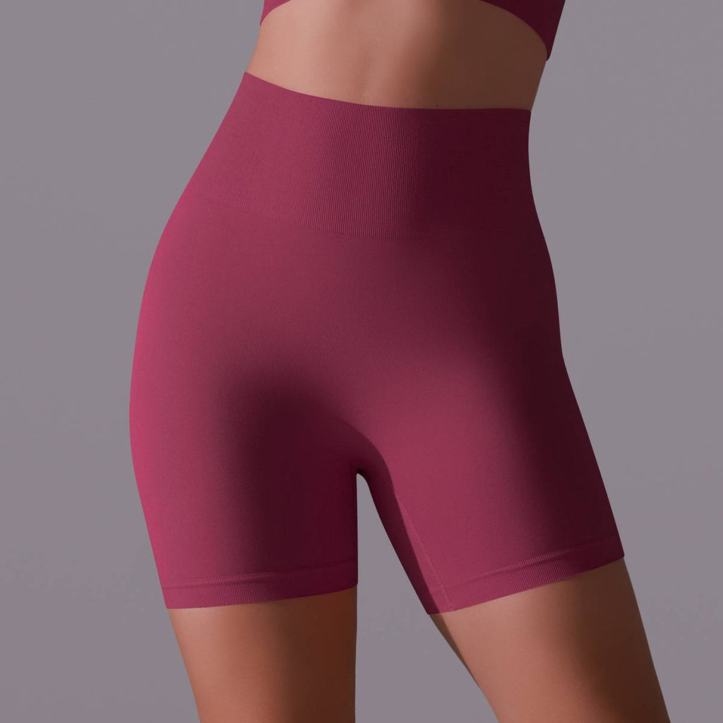 Womens Yoga Activewear 90% nylon 10%spandex Seamless Shorts Y-6659 print logo 62
