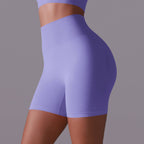 Womens Yoga Activewear 90% nylon 10%spandex Seamless Shorts Y-6659 print logo 30