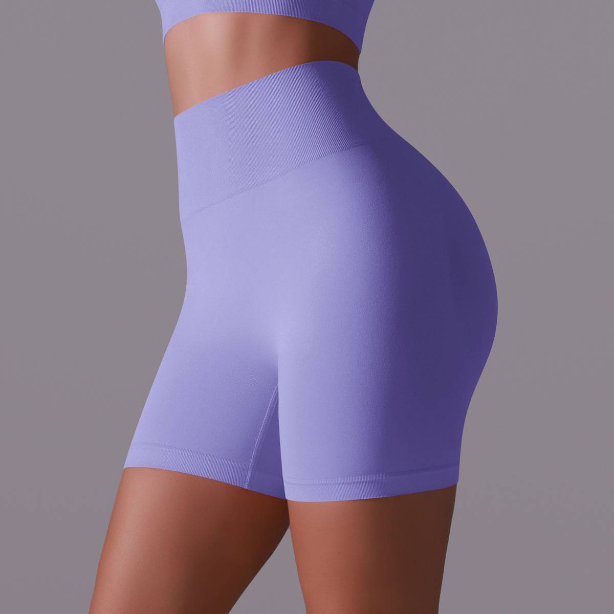 Womens Yoga Activewear 90% nylon 10%spandex Seamless Shorts Y-6659 print logo 30