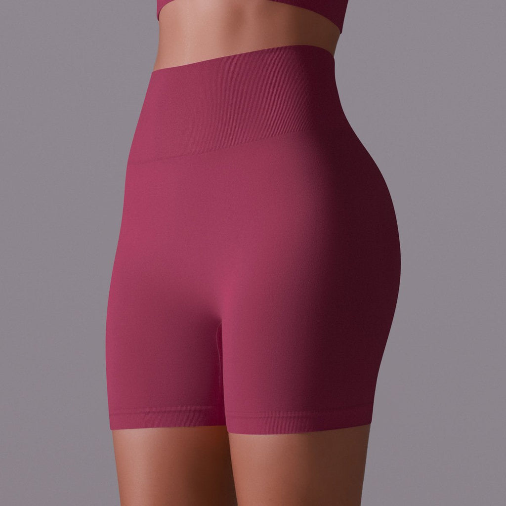Womens Yoga Activewear 90% nylon 10%spandex Seamless Shorts Y-6659 print logo 58