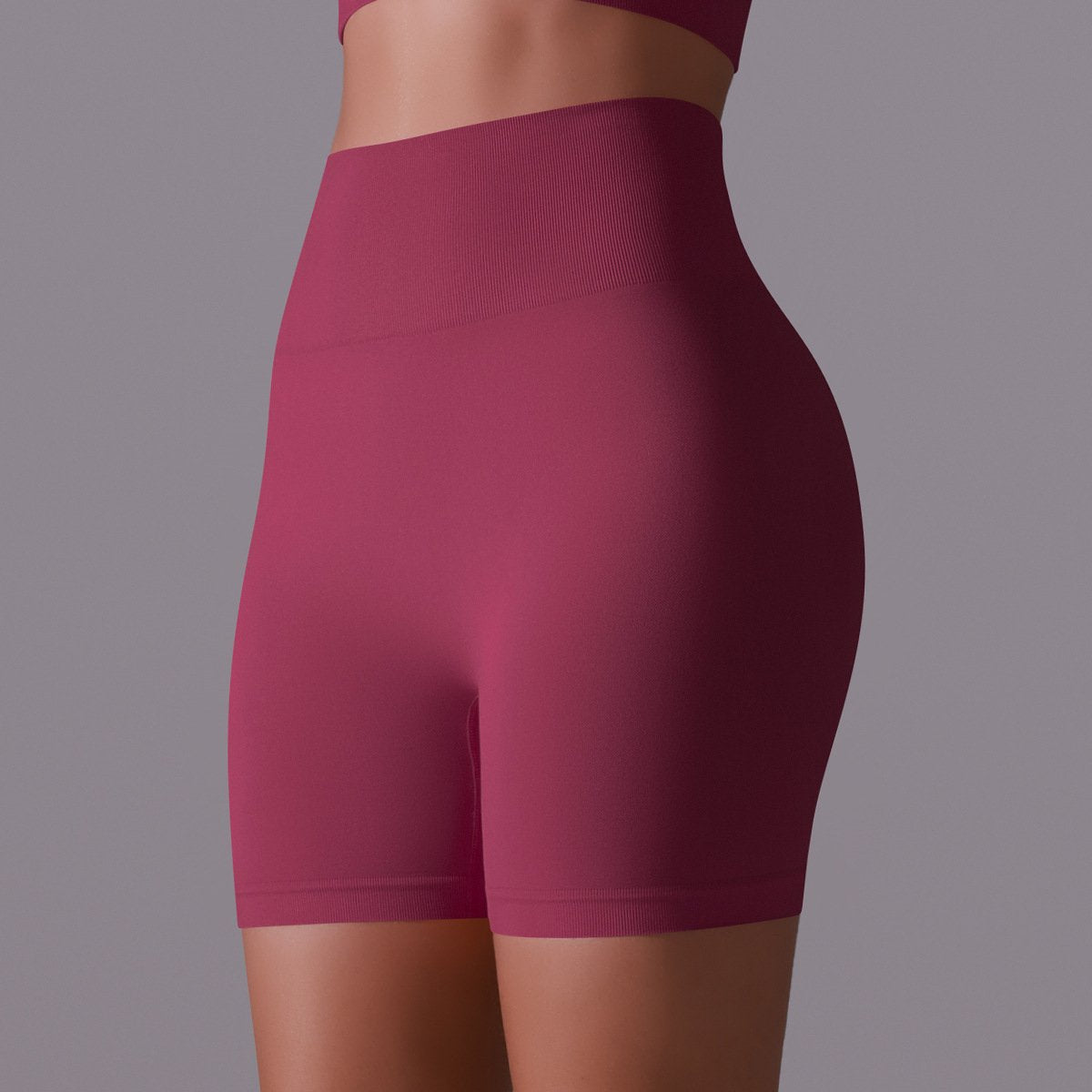 Womens Yoga Activewear 90% nylon 10%spandex Seamless Shorts Y-6659 print logo 58