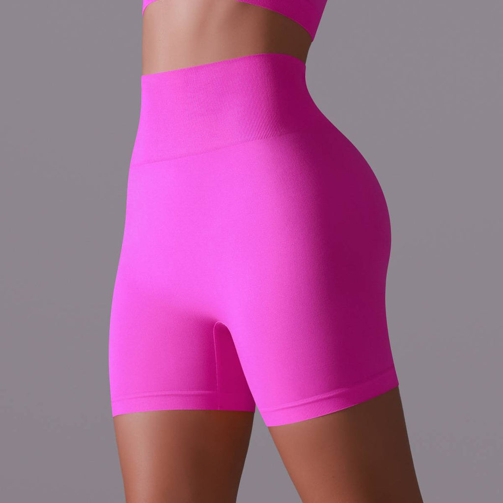 Womens Yoga Activewear 90% nylon 10%spandex Seamless Shorts Y-6659 print logo 78