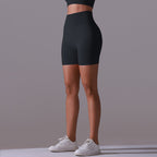 Womens Yoga Activewear 90% nylon 10%spandex Seamless Shorts Y-6659 print logo 42
