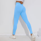Womens Training Yoga 90%nylon 10%spandex Leggings Y-6659 print logo 4