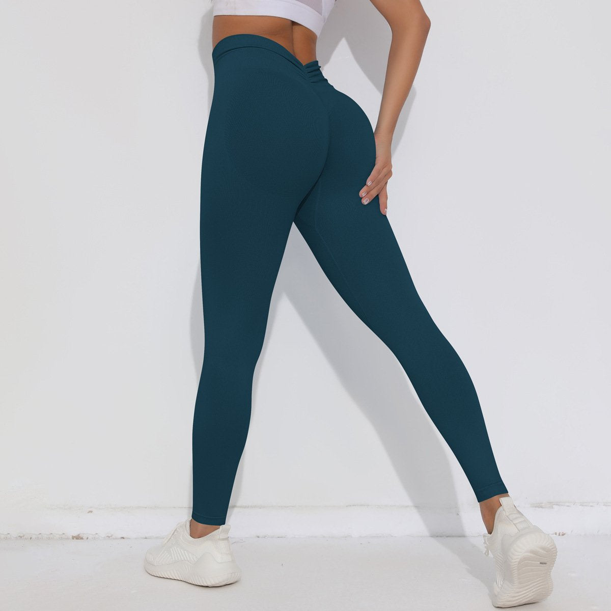 Womens Training Yoga 90%nylon 10%spandex Leggings Y-6659 print logo 72
