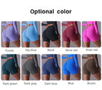 Womens Yoga Activewear 90% nylon 10%spandex Seamless Shorts Y-6659 print logo 19