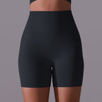 Womens Yoga Activewear 90% nylon 10%spandex Seamless Shorts Y-6659 print logo 47