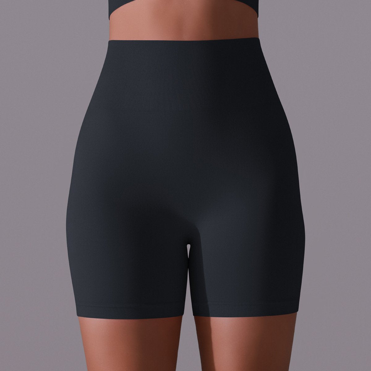 Womens Yoga Activewear 90% nylon 10%spandex Seamless Shorts Y-6659 print logo 47