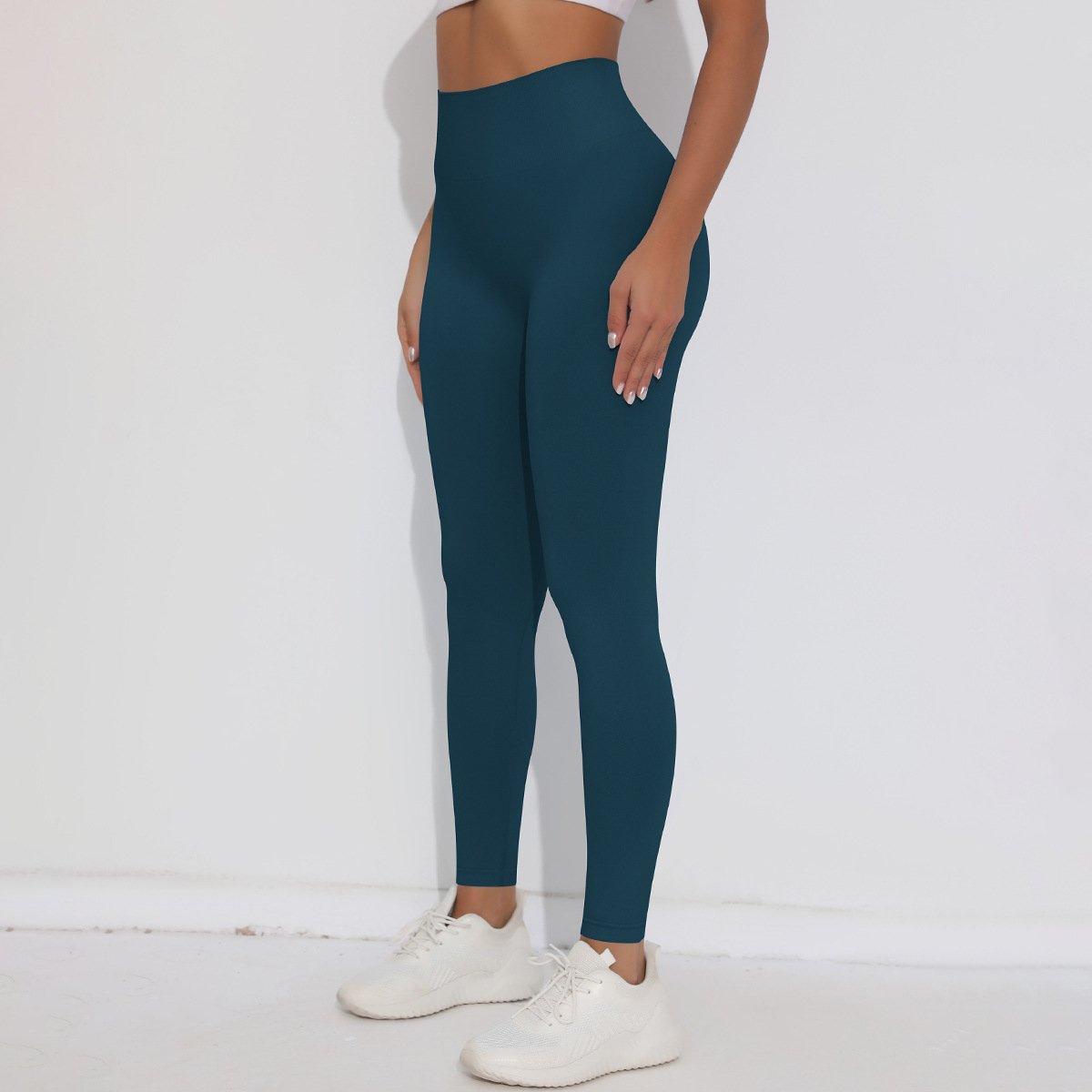 Womens Training Yoga 90%nylon 10%spandex Leggings Y-6659 print logo 77