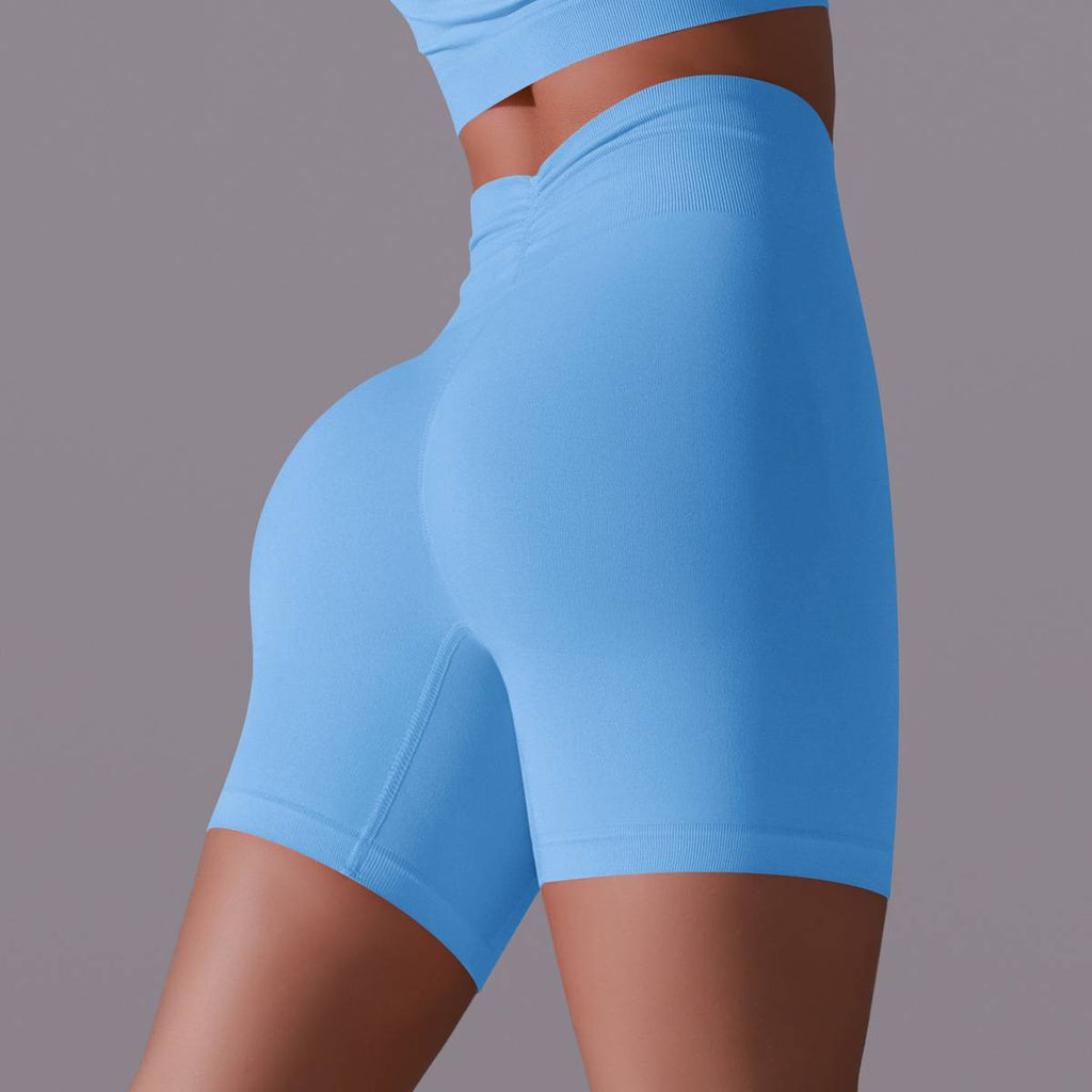 Womens Yoga Activewear 90% nylon 10%spandex Seamless Shorts Y-6659 print logo 39