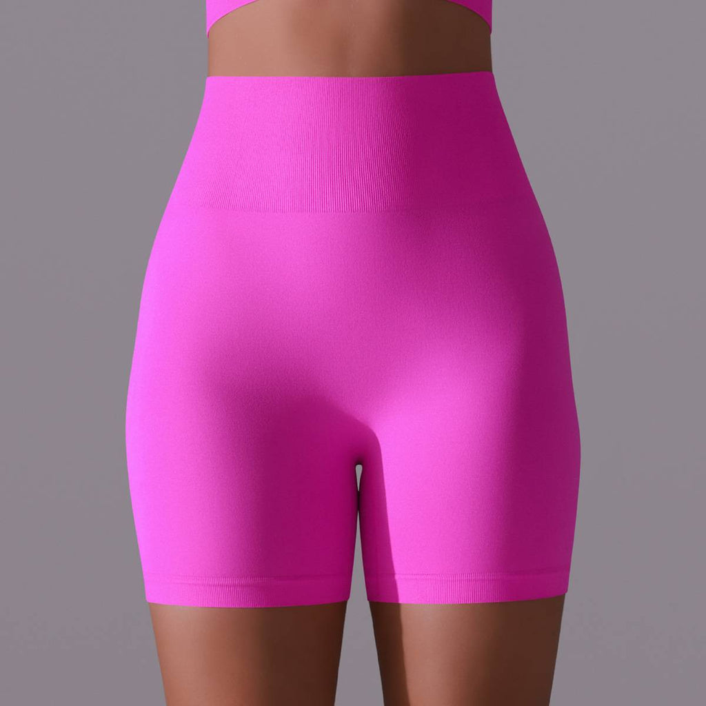 Womens Yoga Activewear 90% nylon 10%spandex Seamless Shorts Y-6659 print logo 72