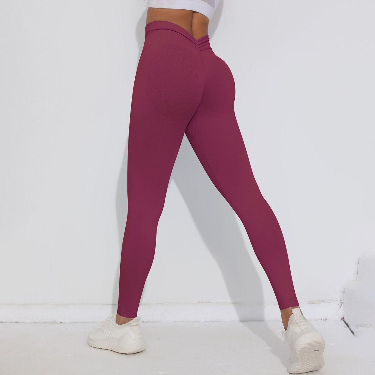 Womens Training Yoga 90%nylon 10%spandex Leggings Y-6659 print logo 6