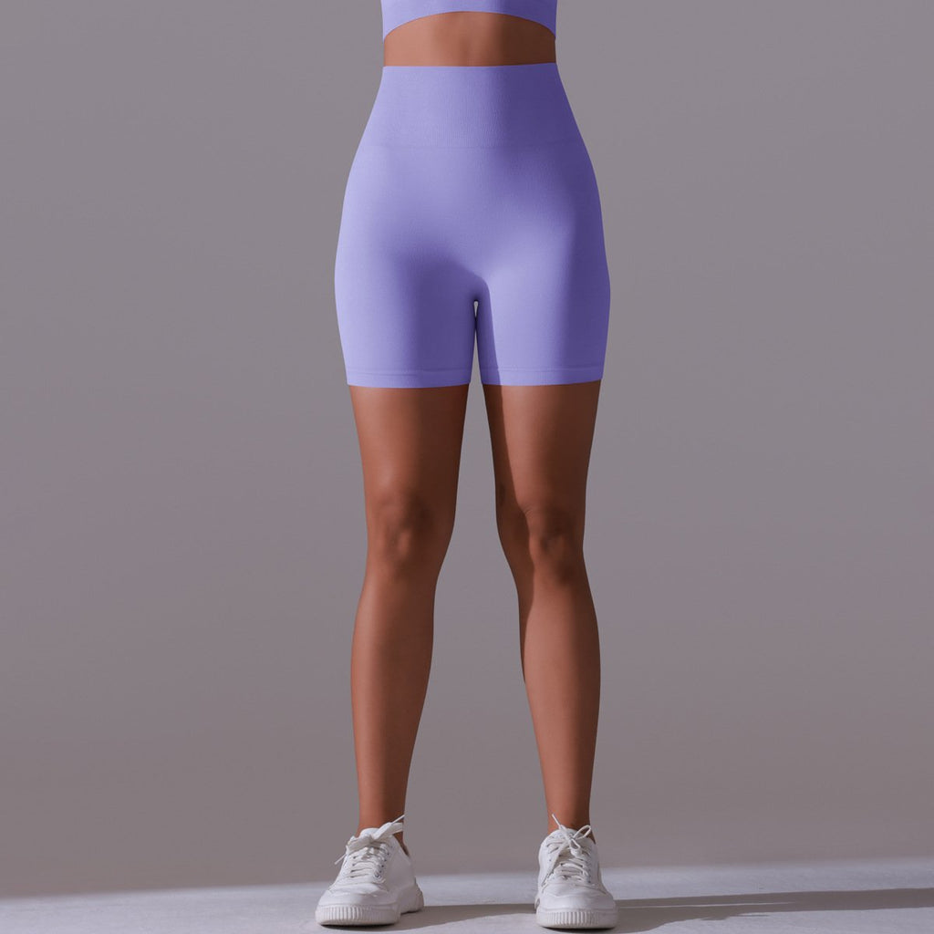 Womens Yoga Activewear 90% nylon 10%spandex Seamless Shorts Y-6659 print logo 20