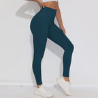 Womens Training Yoga 90%nylon 10%spandex Leggings Y-6659 print logo 78