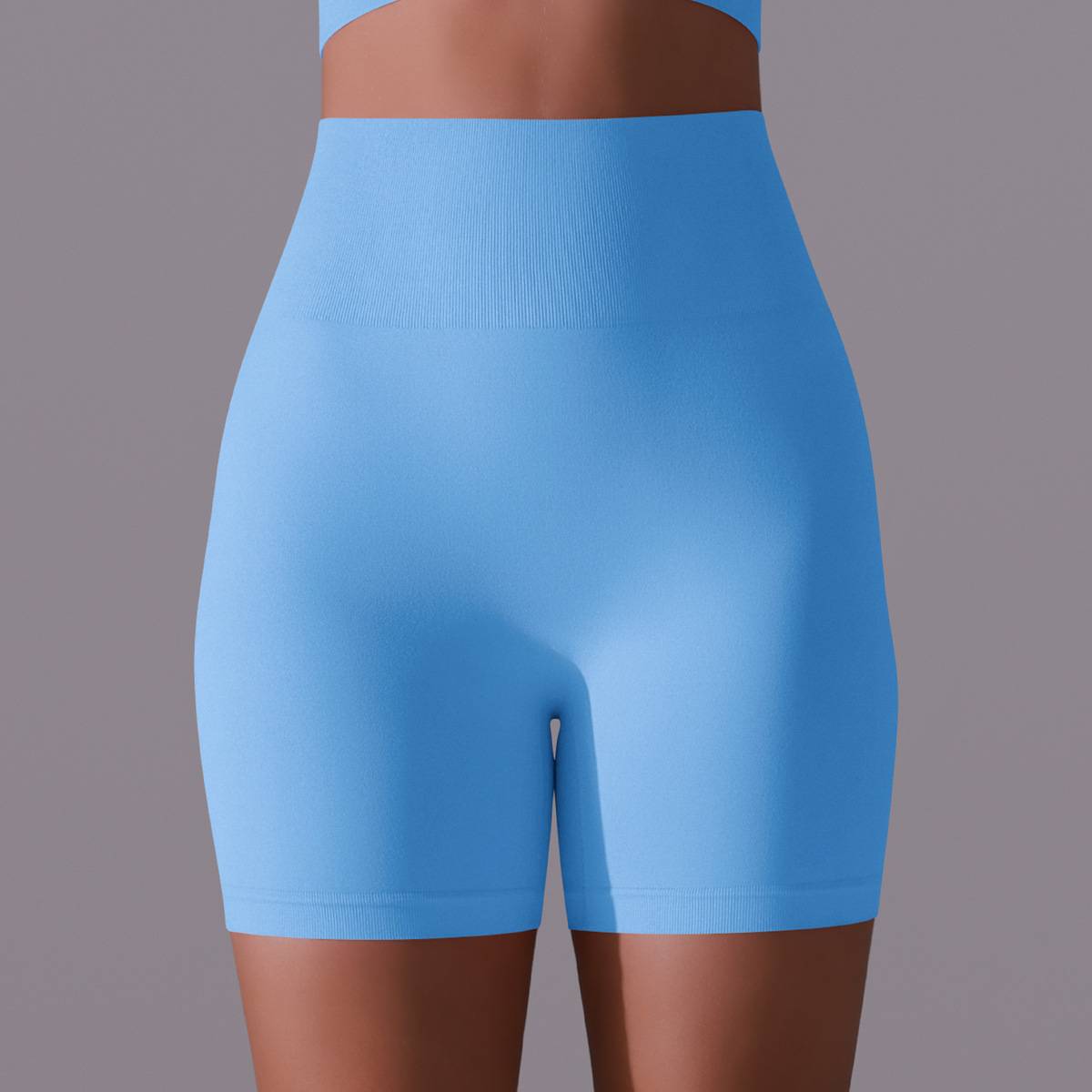 Womens Yoga Activewear 90% nylon 10%spandex Seamless Shorts Y-6659 print logo 36