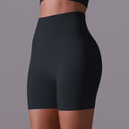 Womens Yoga Activewear 90% nylon 10%spandex Seamless Shorts Y-6659 print logo 48