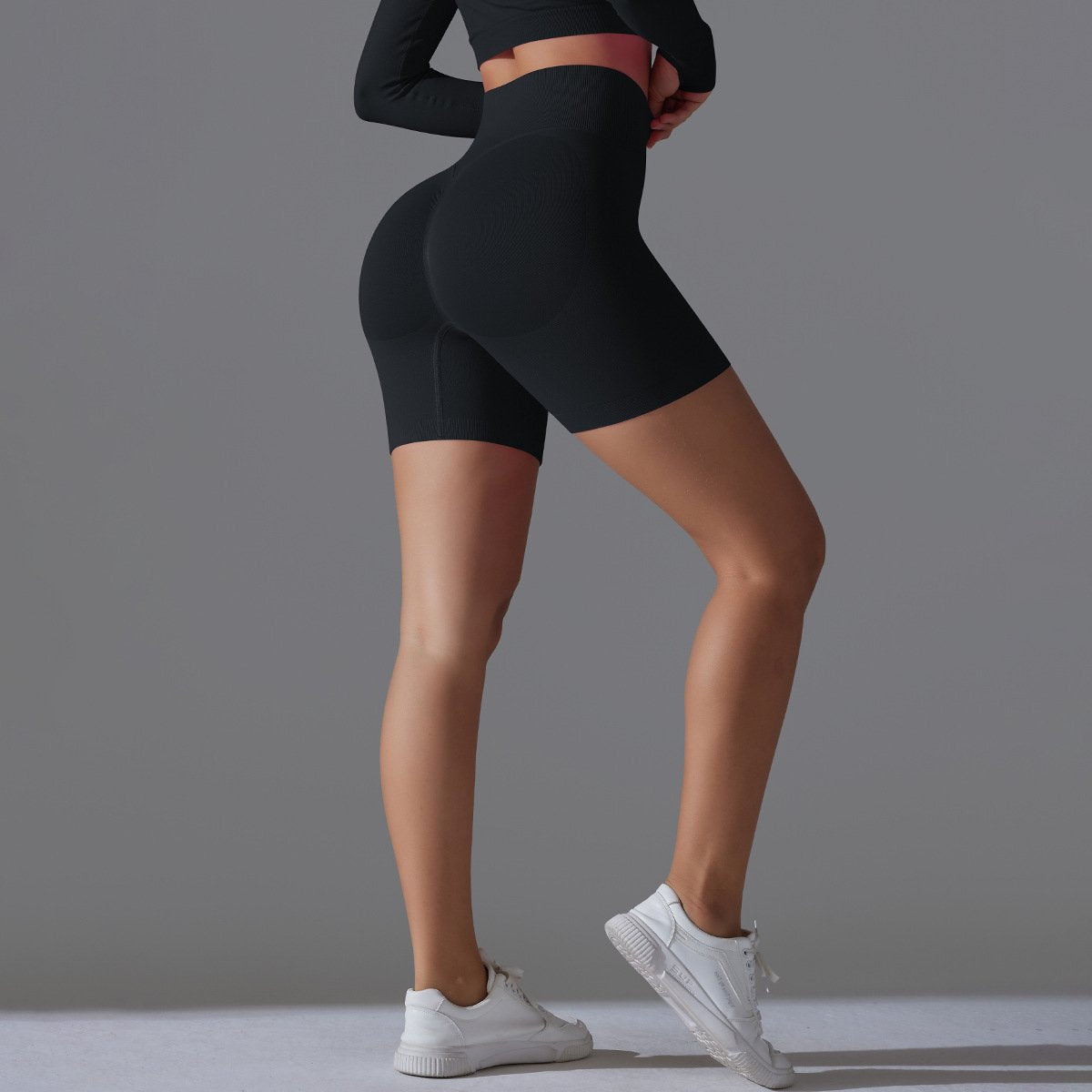 Womens Yoga Sportswear 90% nylon 10%spandex Seamless Shorts Y-6666 print logo 41