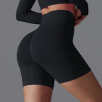 Womens Yoga Sportswear 90% nylon 10%spandex Seamless Shorts Y-6666 print logo 45