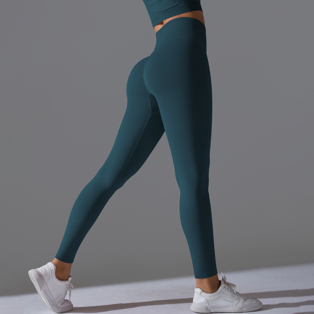 Womens Fitness Yoga 90%nylon 10%spandex Leggings Y-6666 print logo 9