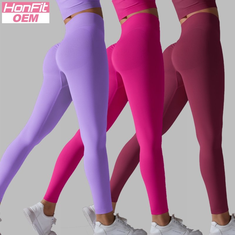 Womens Fitness Yoga 90%nylon 10%spandex Leggings Y-6666 print logo 21