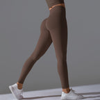 Womens Fitness Yoga 90%nylon 10%spandex Leggings Y-6666 print logo 17