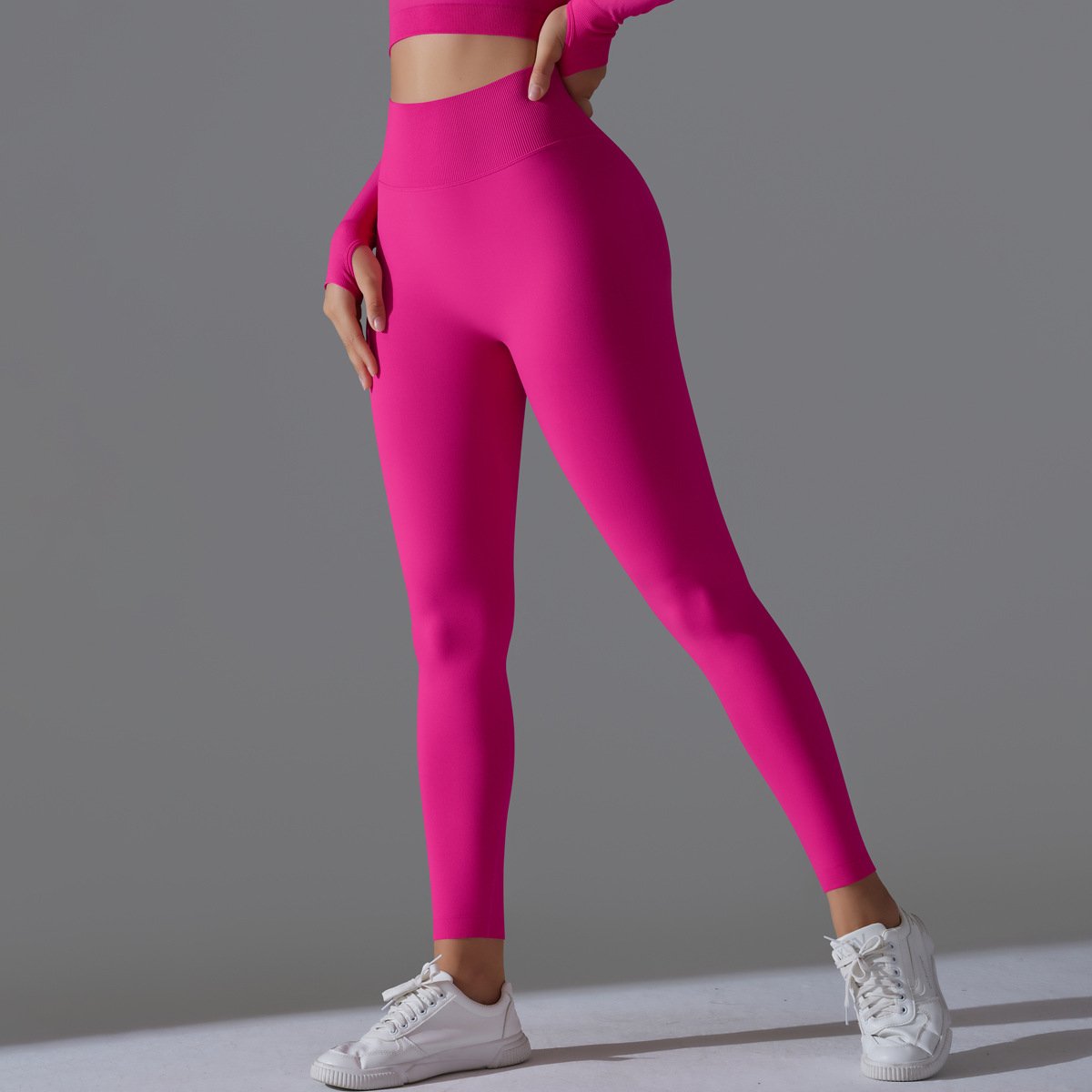 Womens Fitness Yoga 90%nylon 10%spandex Leggings Y-6666 print logo 57