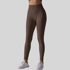 Womens Fitness Yoga 90%nylon 10%spandex Leggings Y-6666 print logo 1